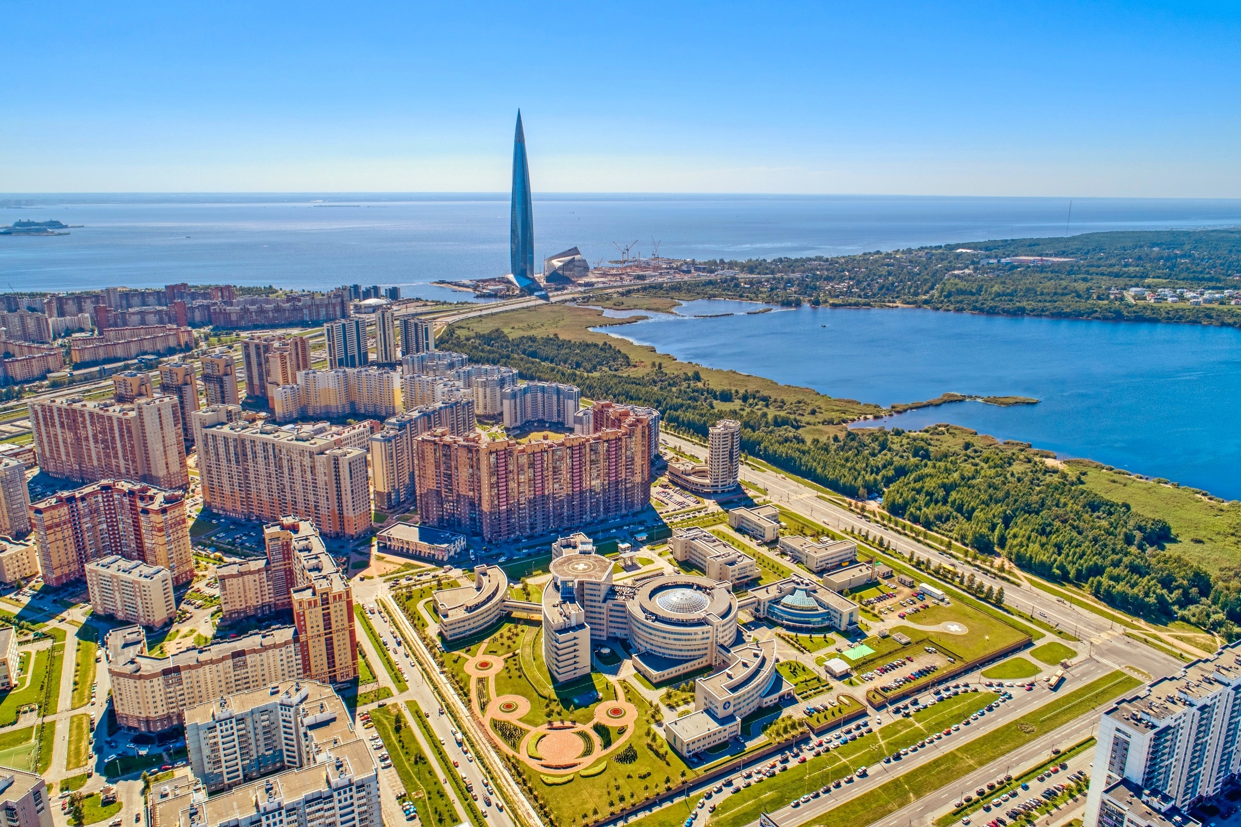 Санкт петербург фото новых районов